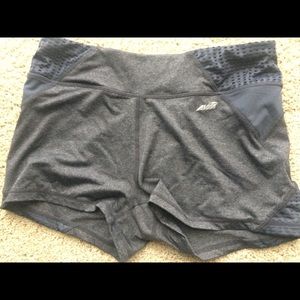 Grey Athletic Spandex Shorts